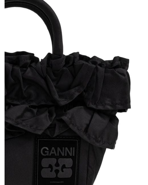 Ganni Black Tote Bags