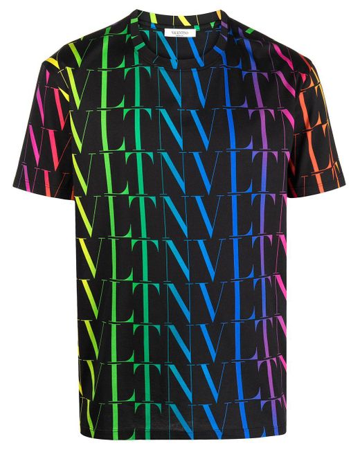 Valentino Cotton Vltn Rainbow-logo 