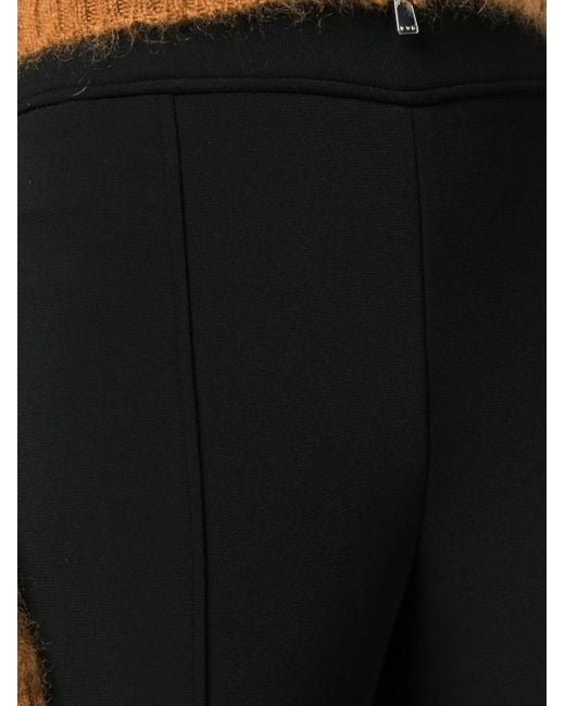 Proenza Schouler Black Bi-Stretch Crepe Slim Trousers