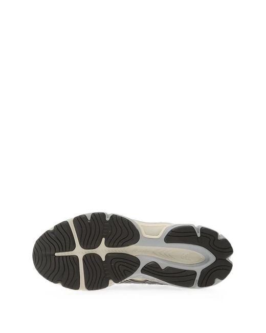 Asics White Gel-Nyc 2.0 Mesh-Panelled Suede Sneakers