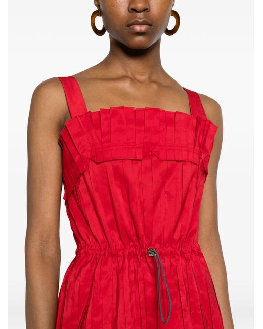 Fendi Red Silk Top