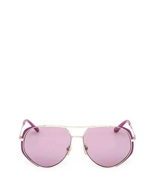 Guess Pink Gumball G Pilot-Frame Sunglasses
