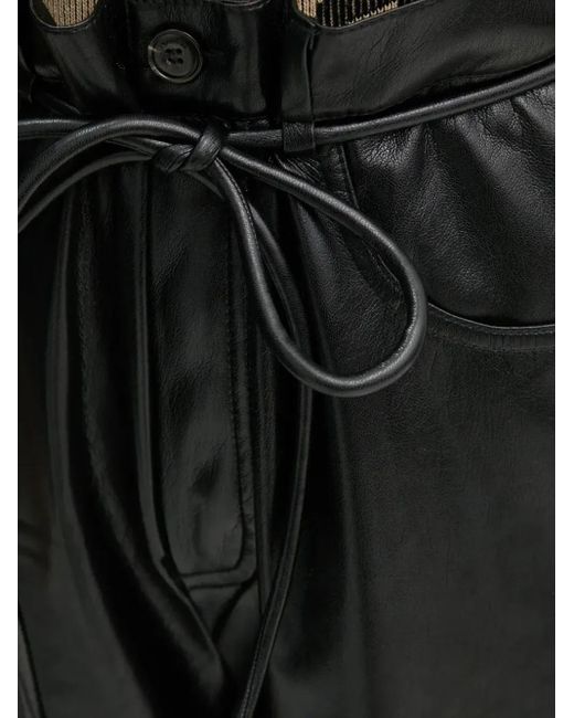 Nanushka Black Drawstring Trousers