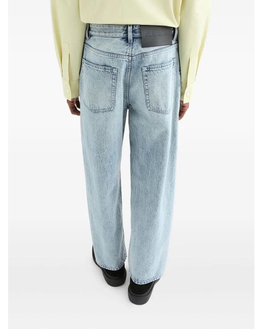 Jil Sander Jeans Mit Logo-Patch in Blue für Herren