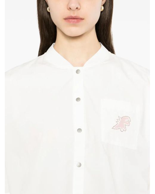 SPORT b. by agnès b. White Pocket Outdoor Shirt