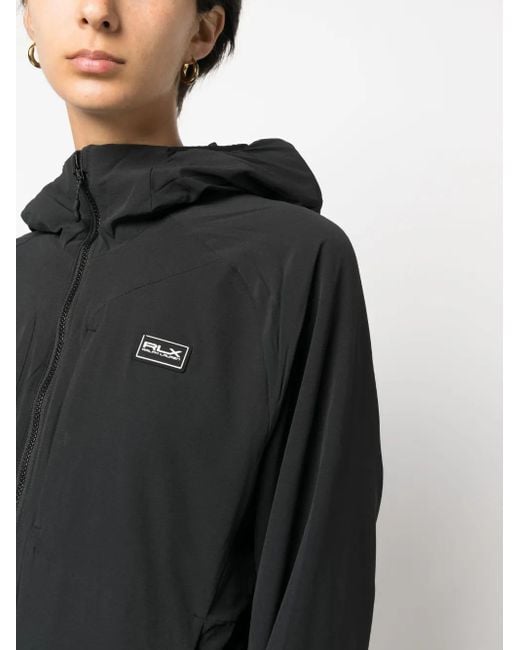 Ralph Lauren Black Whistler Hooded Windbreaker Jacket