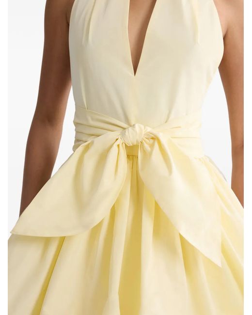 Patou Natural Bloomer Faille Minidress