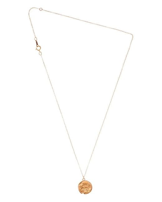 Alighieri White The Aries Medallion Necklace