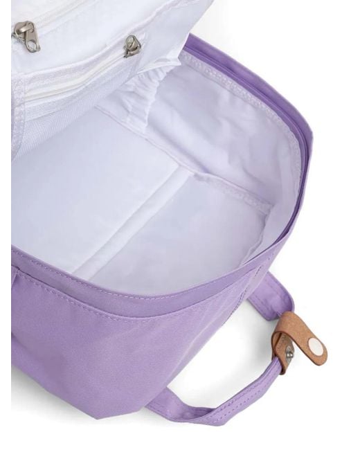 Doughnut Purple Macaroon Kaleido Logo-Patch Buckle-Fastening Backpack