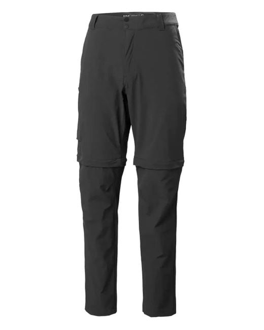Helly Hansen Gray Conversible Zip-Up Trousers for men