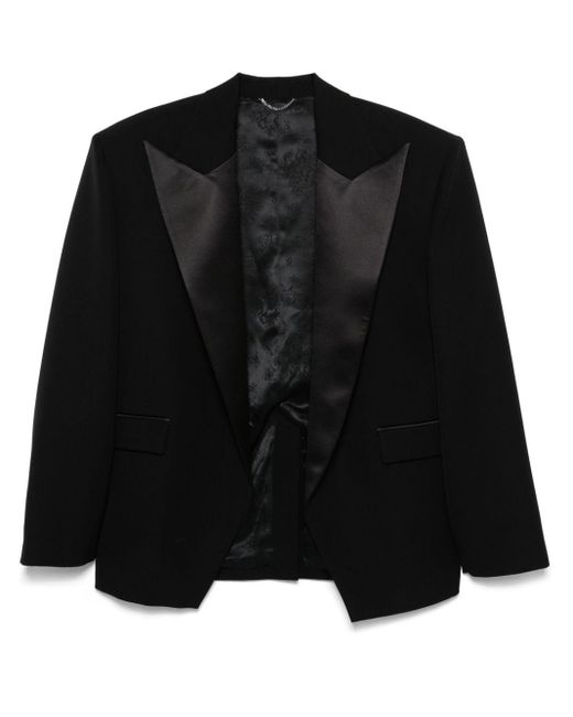 Magda Butrym Black Single-Breasted Blazer