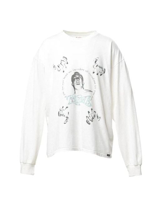 KAMIYA White Jealousy Boy Long-Sleeve T-Shirt for men