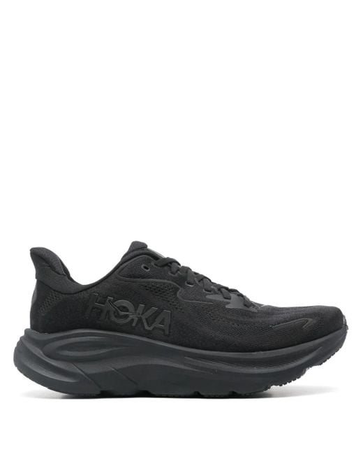 Hoka One One Black Clifton 10 Sneakers for men
