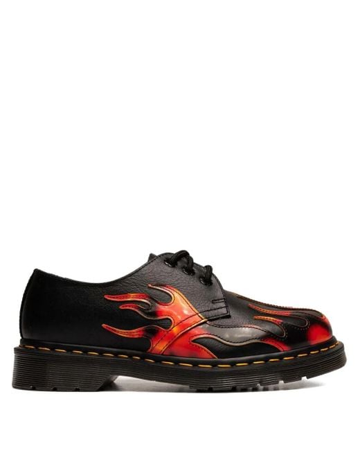 Dr. Martens Derby-Schuhe Mit Flammen-Print in Black für Herren
