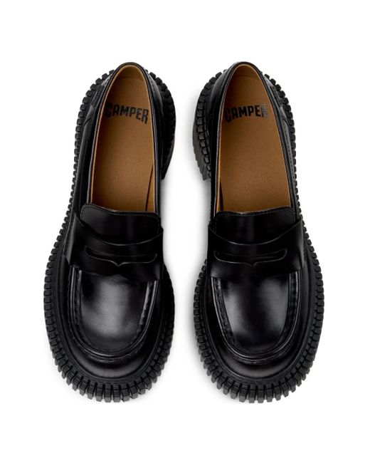Camper Black Mocassini