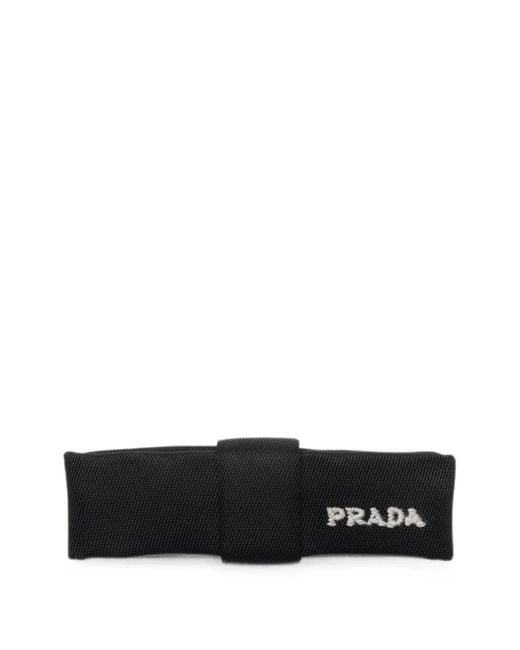 Prada White Re-Nylon Hair Clip