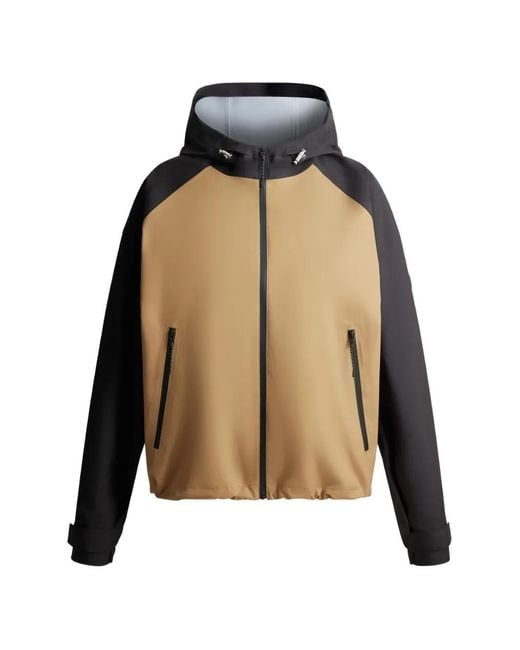 Fusalp Natural Syarane Zip-Up Hooded Two-Tone Jacket