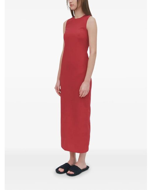 Rosetta Getty Red Sleeveless Dress