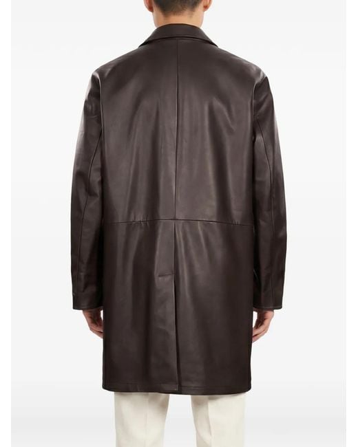 Abrigo Con Botones Kiton de hombre de color Brown