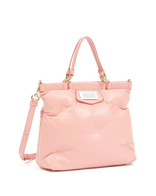 Maison Margiela Pink Small Glam Slam Tote Bag