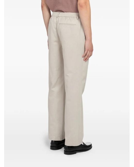Minimum Natural Tucker Pleated Trousers for men