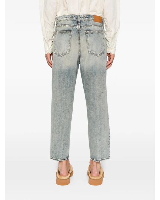 Bonheur Gray Jean Droit À Passants De Ceinture for men