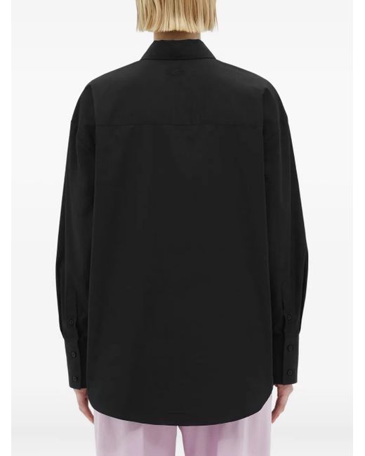 MSGM フローラル シャツ Black