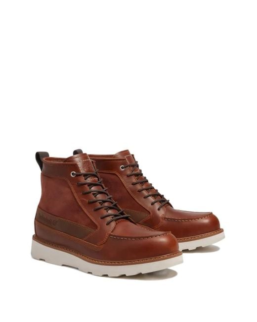 Timberland Brown Britton Mills Waterproof Boots for men