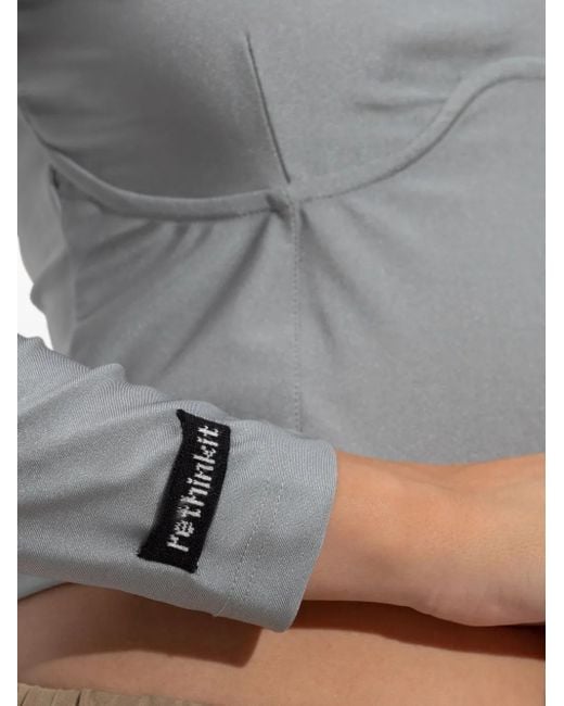 Rethinkit Studios Gray Long-Sleeve Top