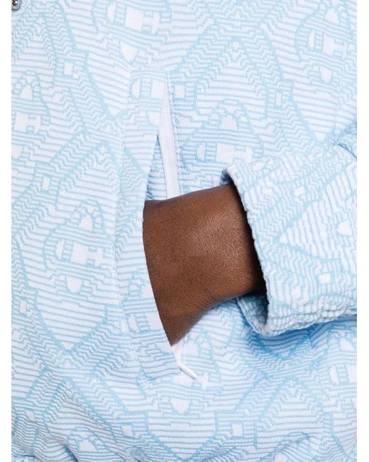 Casablanca Blue Patterned Hoodie