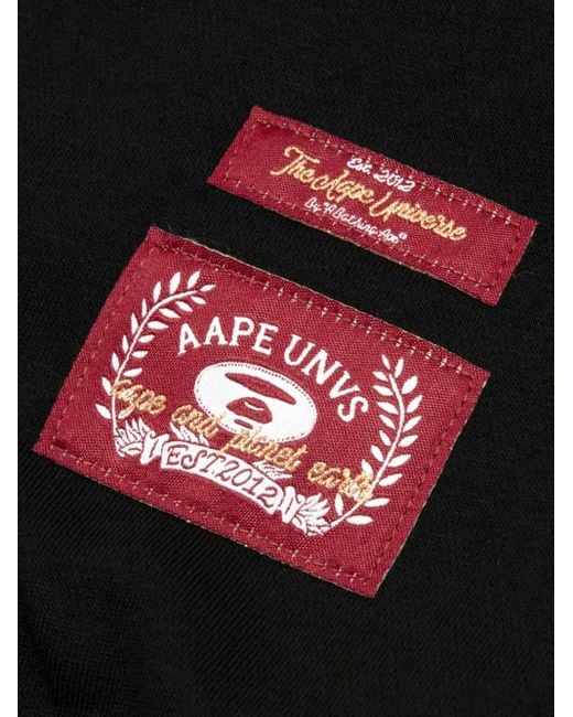Aape By A Bathing Ape Black Universe Sweatshirt