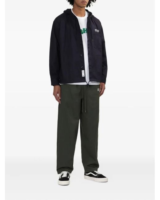 Neighborhood Green Drawstring Pocket Trousers for men