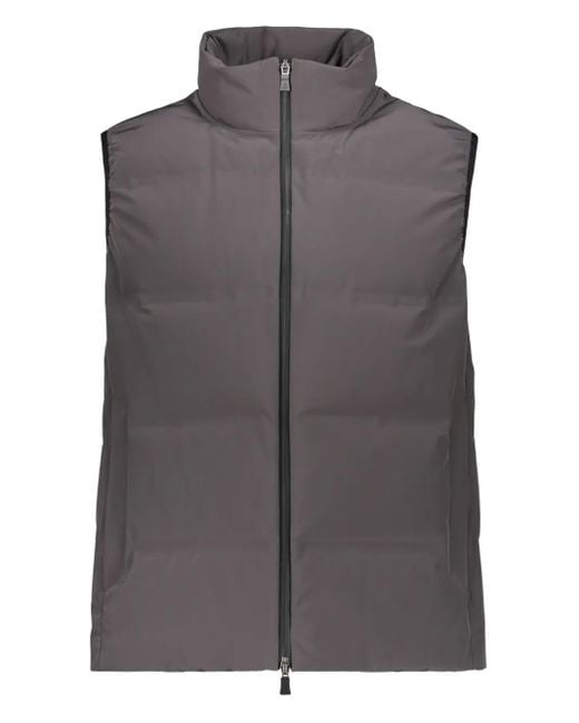 メンズ Herno パデッドベスト Gray
