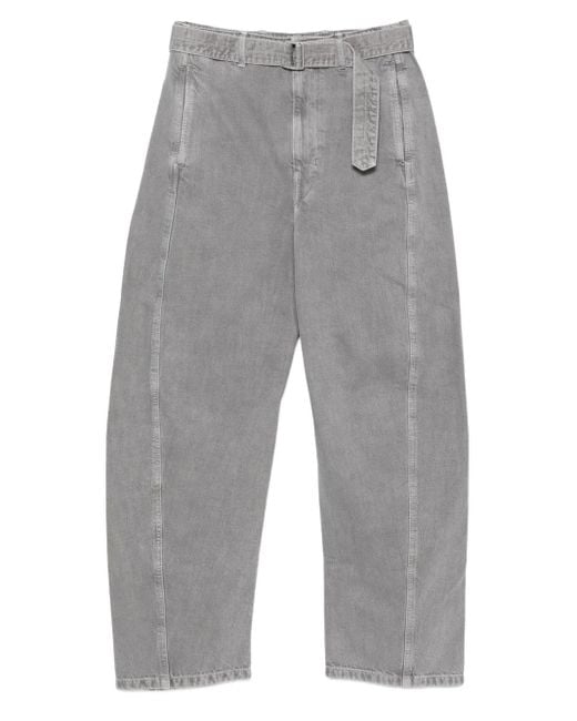 Lemaire Gray Hose Mit Gürtel
