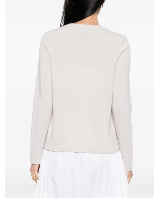 N.Peal Cashmere White Hallie Top