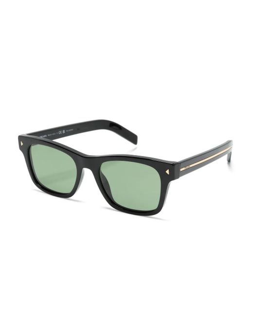 Prada Green Square-Frame Sunglasses for men