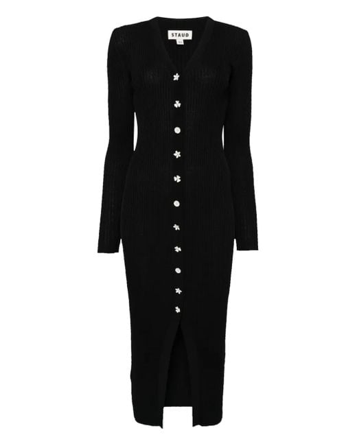 Staud Shoko ニットドレス Black
