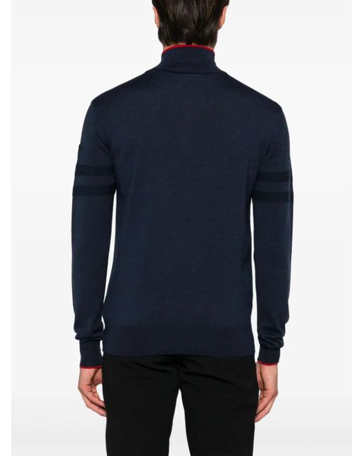 Pull Rayé À Col Zippé Rossignol pour homme en coloris Blue