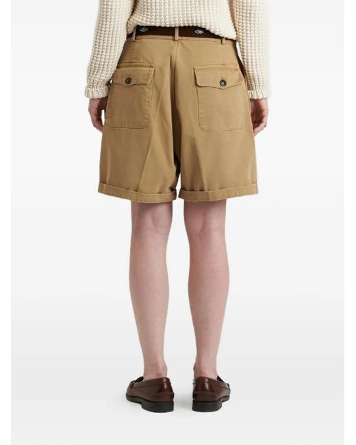 Fortela Natural Jillian Buttoned Pocket Shorts
