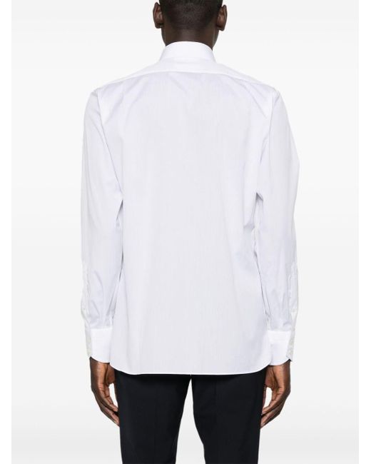 Chemise en popeline Tom Ford pour homme en coloris White