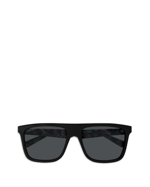Gucci Black Lunettes De Soleil À Monture Carrée for men