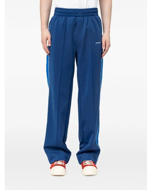 Casablanca Blue Cyber Tricot Track Pants for men