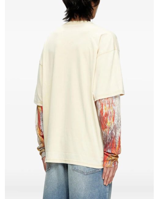 メンズ DIESEL T-boxt グラフィック トップ White