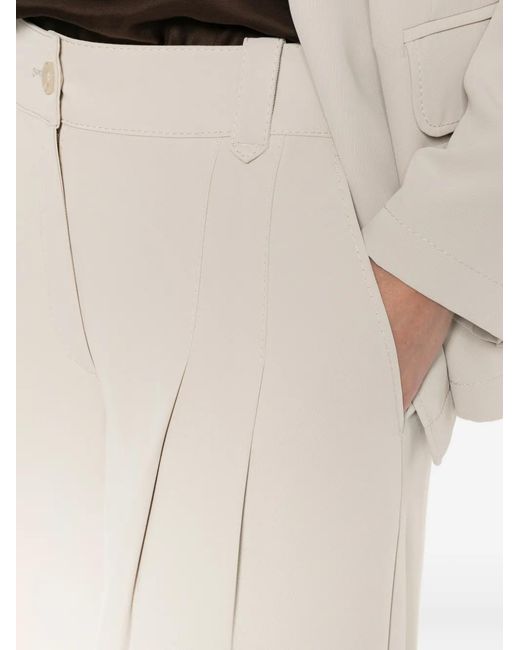 Pennyblack White Pleated Trousers