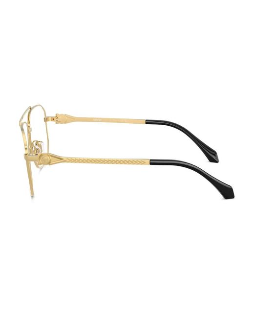 Versace Metallic Square-Frame Glasses for men