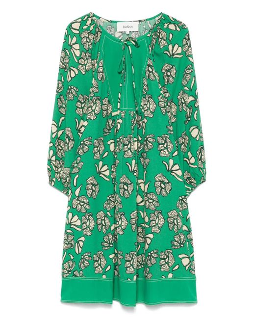 Ba&sh Green Amy Midi Dress
