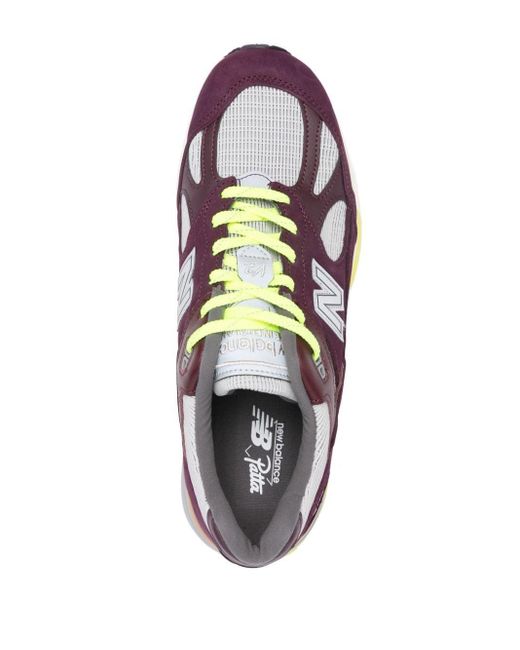 New Balance Purple X Patta 991v2 Sneakers