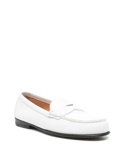 Henderson White Charlotte Loafers