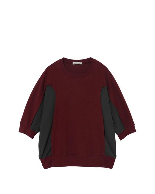 Top Con Inserti di Undercover in Red