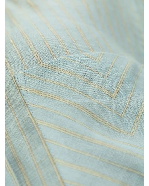 Rag & Bone Gestreepte Blouse in het Blue
